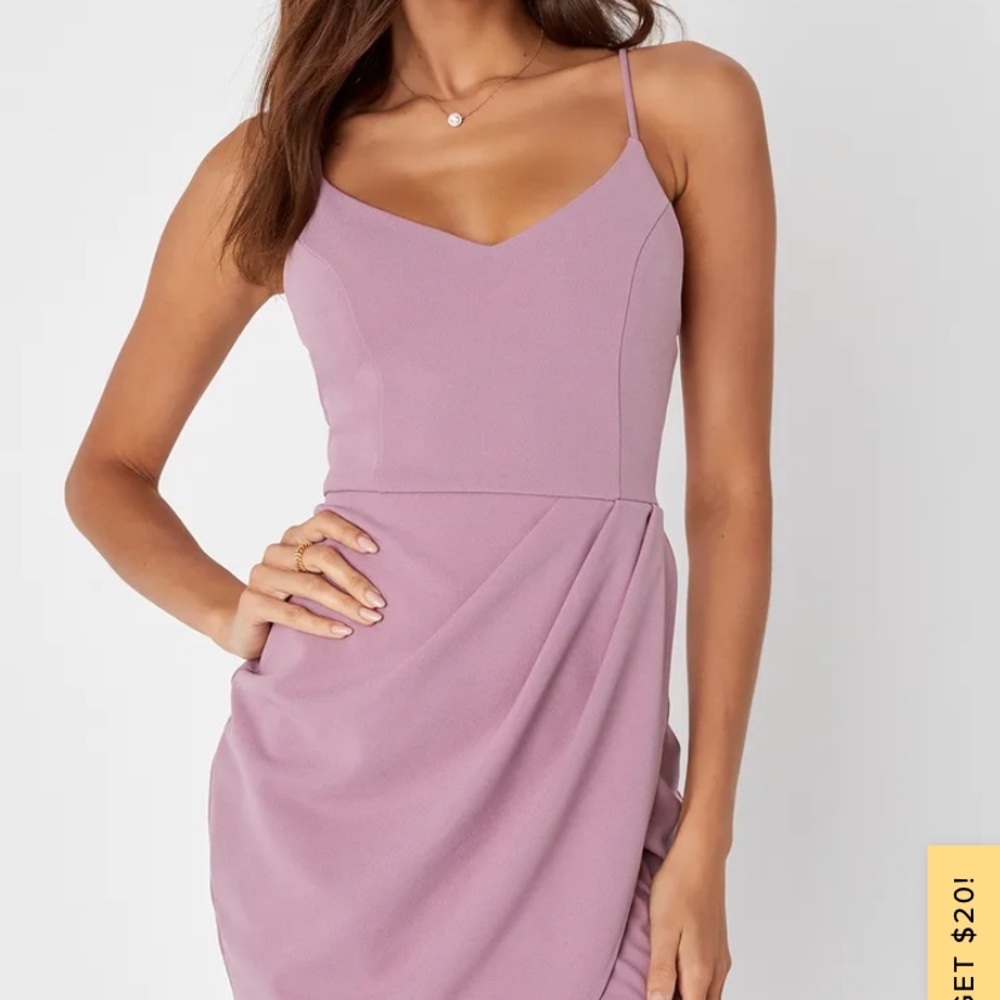 Lulus Mauve BodyCon Dress